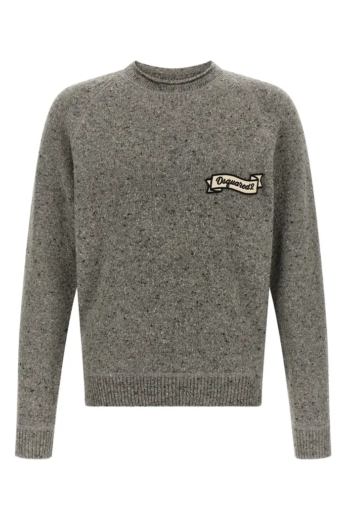 Maglione Knop Yarn Grigio