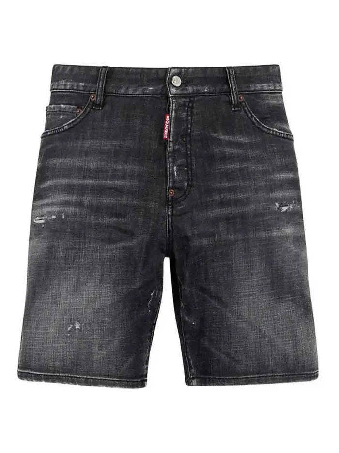 Pantaloncini marini Nero