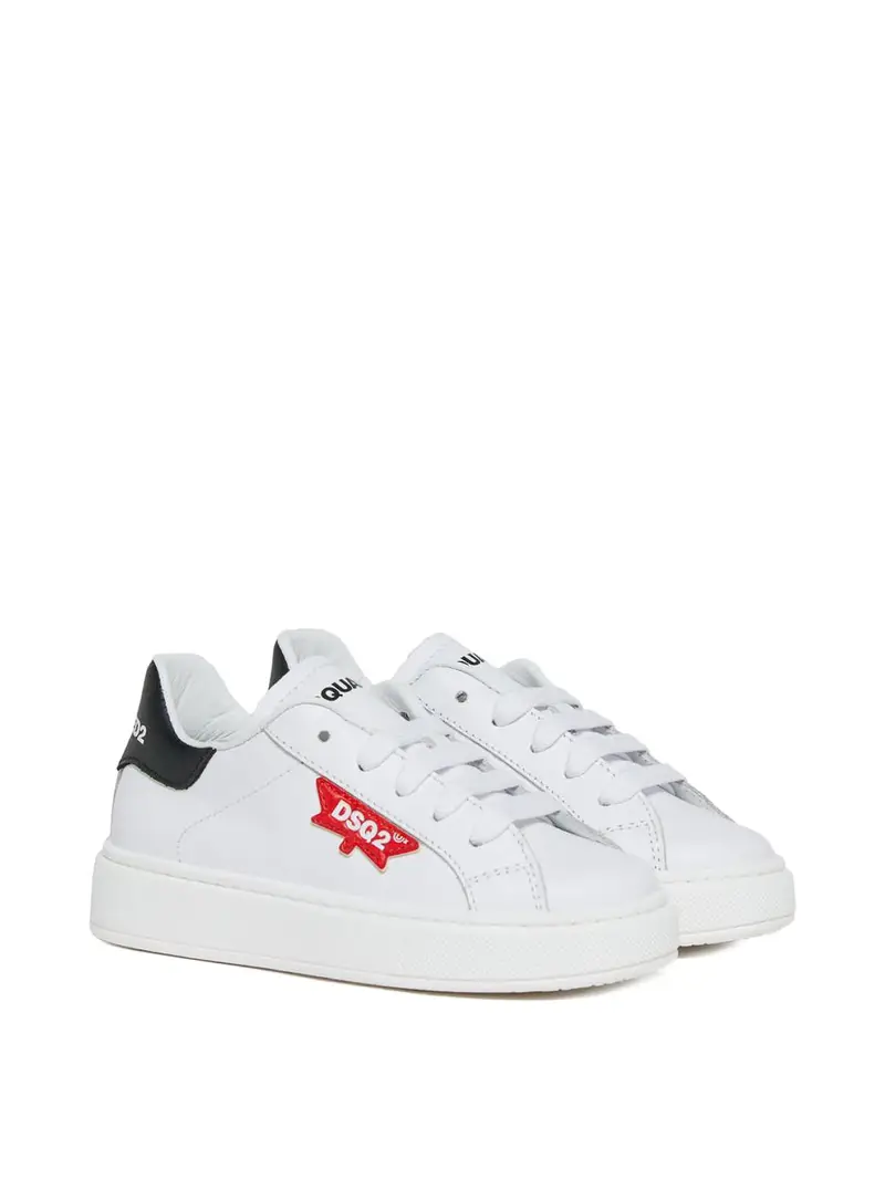 Dsquared2 Sneakers Con Logo Bianco