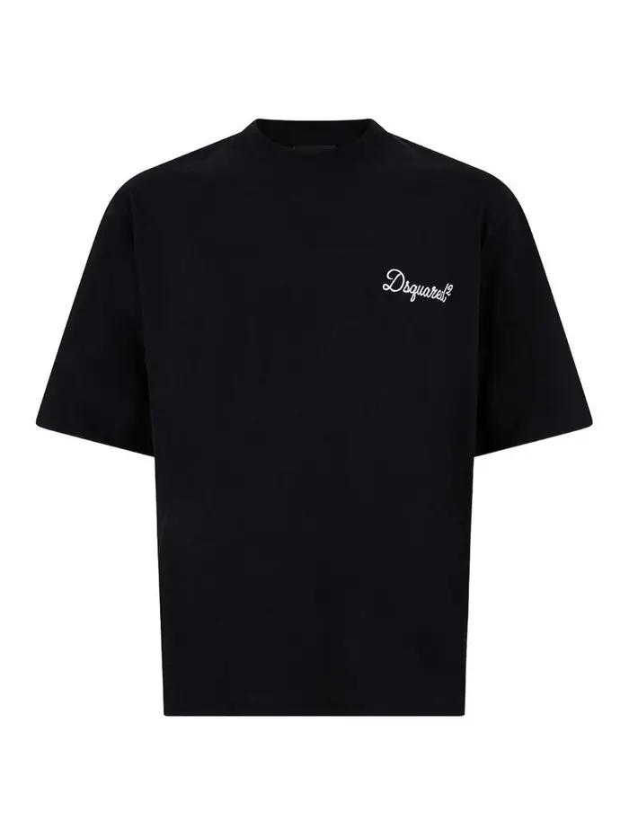 Dsquared2 T-shirt in cotone nero