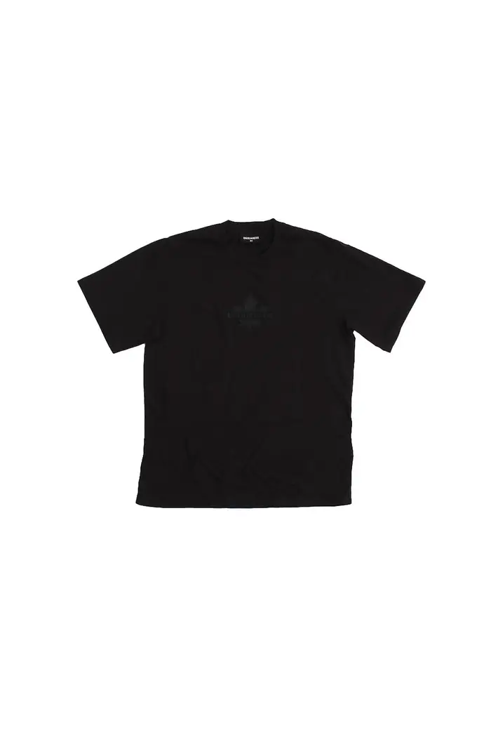 Dsquared2 unisex junior t-shirt dq2743 d0ac7 dq900 d2t1136u slouch fit nero BLACK