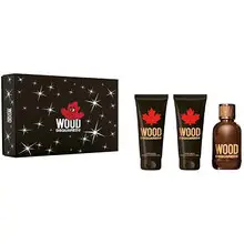 Wood da Uomo Set regalo EDT 100 ml, gel doccia 100 ml e balsamo dopobarba 100 ml