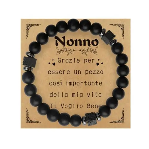 DTUIEUI Regalo Nonno - Regali Festa Dei Nonni, Bracciale Nonno Idee Regalo Festa Dei Nonni Idee, Regali per Nonno Natale