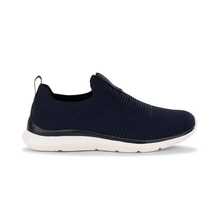 DUCATI Sneakers blu da uomo in tessuto mesh elasticizzato senza lacci