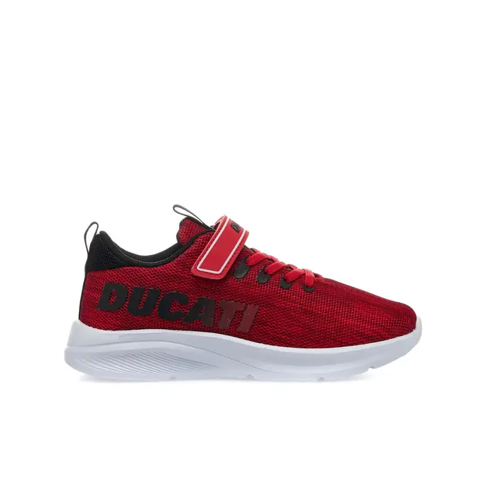 DUCATI Sneakers da ginnastica da bambino rosse con lacci e velcro Frontera 2