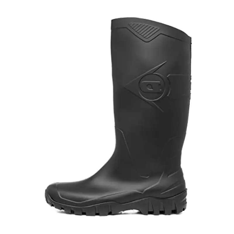 DUNLOP Mens Dane Wellingtons Camminare Stivali Verde, Verde