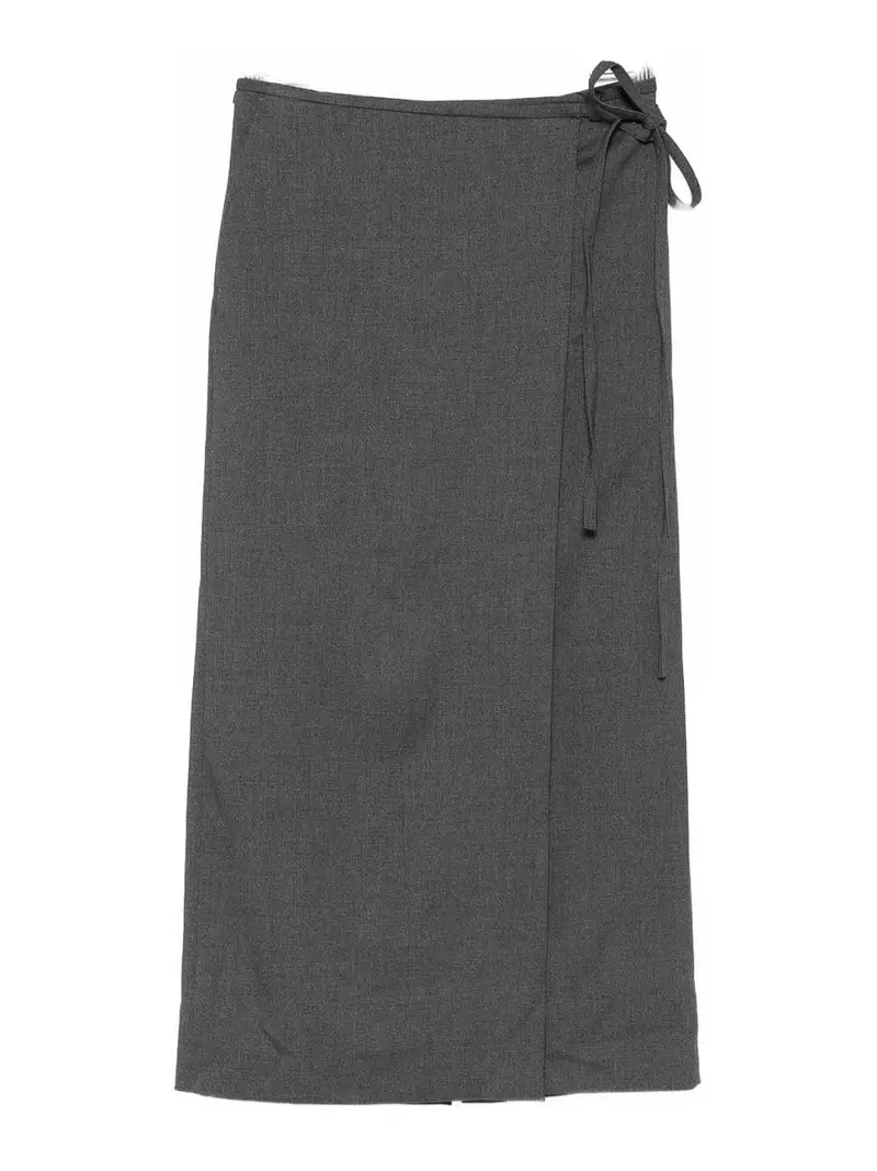 Dunst Gonna midi a portafoglio Grigio