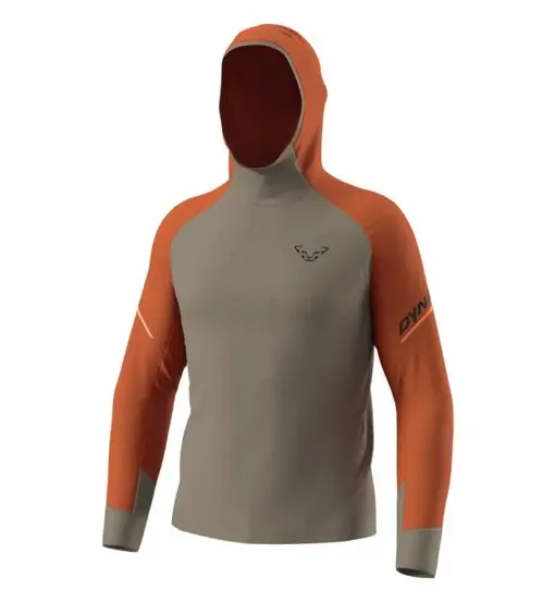 Dynafit Alpine Hooded - maglia a maniche lunghe - uomo Brown