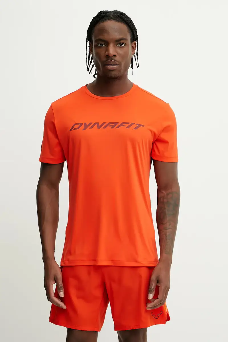 Dynafit maglietta da sport Traverse uomo colore arancione 08.0000070670