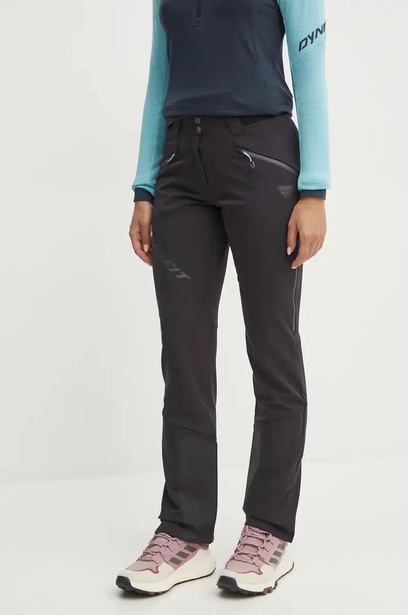 Dynafit pantaloni sportivi TLT Touring Dynastretch donna colore nero 08.0000071389