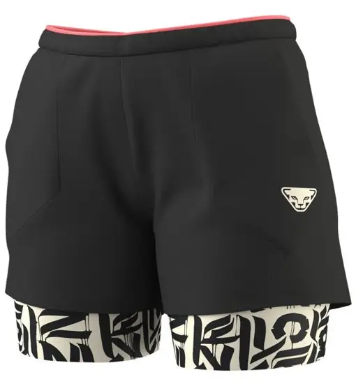 Dynafit Trail 2In1 W - pantaloni trail running - donna Black