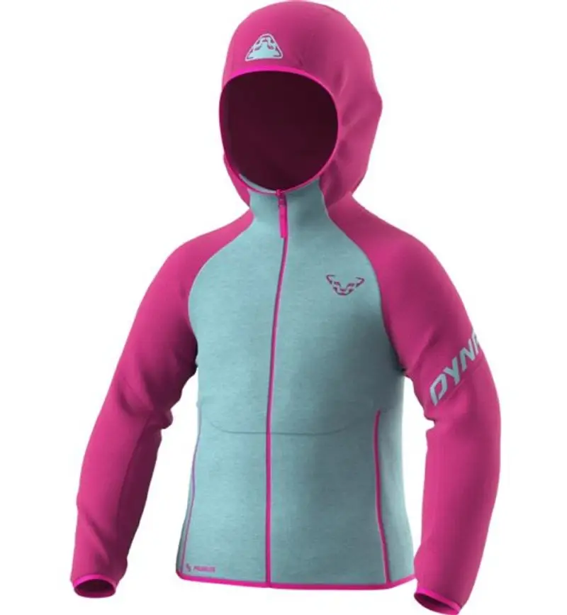 Dynafit Youngstar Polartec Hooded - felpa in pile - bambino Azure