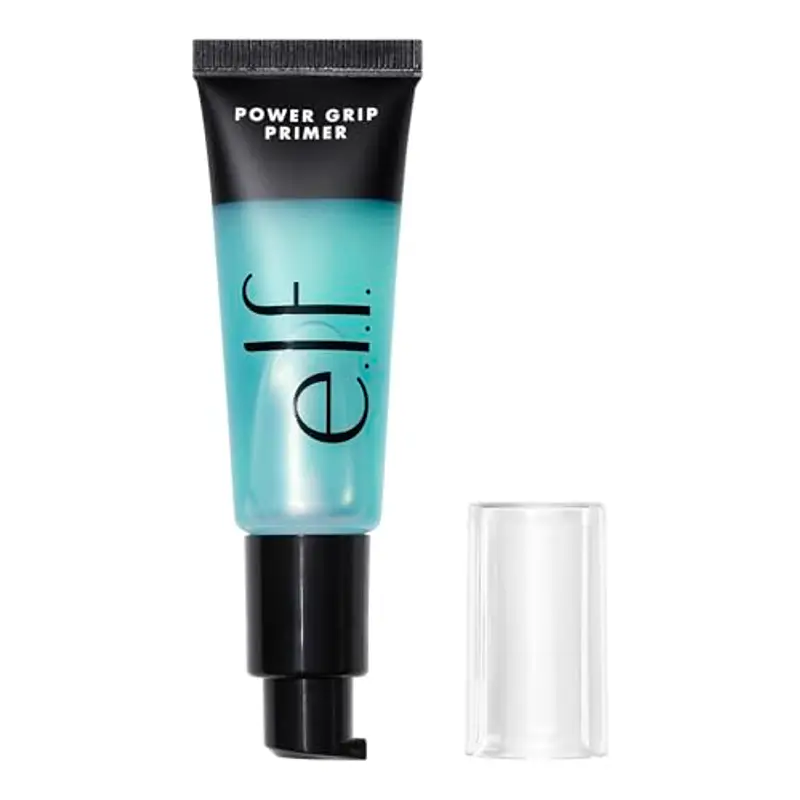 e.l.f. Power Grip Primer, primer viso idratante a base di gel, leviga la pelle e fa aderire il make-up, idrata e prepara la pelle, 24 mL