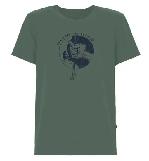 E9 70S - T-shirt arrampicata - uomo Green