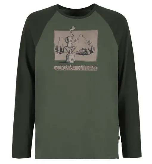 Long Coffee M - maglia manica lunga - uomo Green