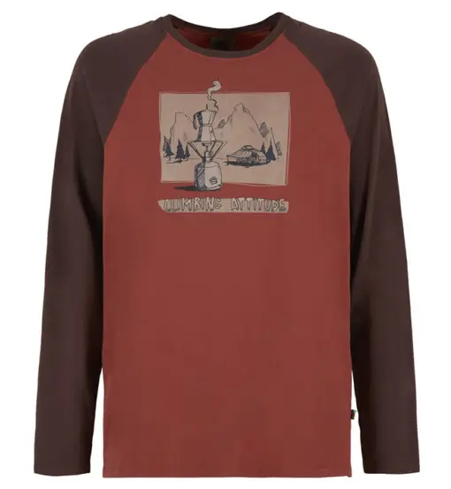 Long Coffee - maglia manica lunga - uomo Red