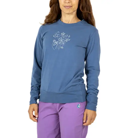 E9 Micol W - maglia manica lunga - donna Blue