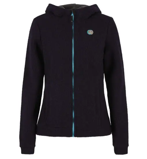 Mimma W - felpa con cappuccio - donna Dark Purple