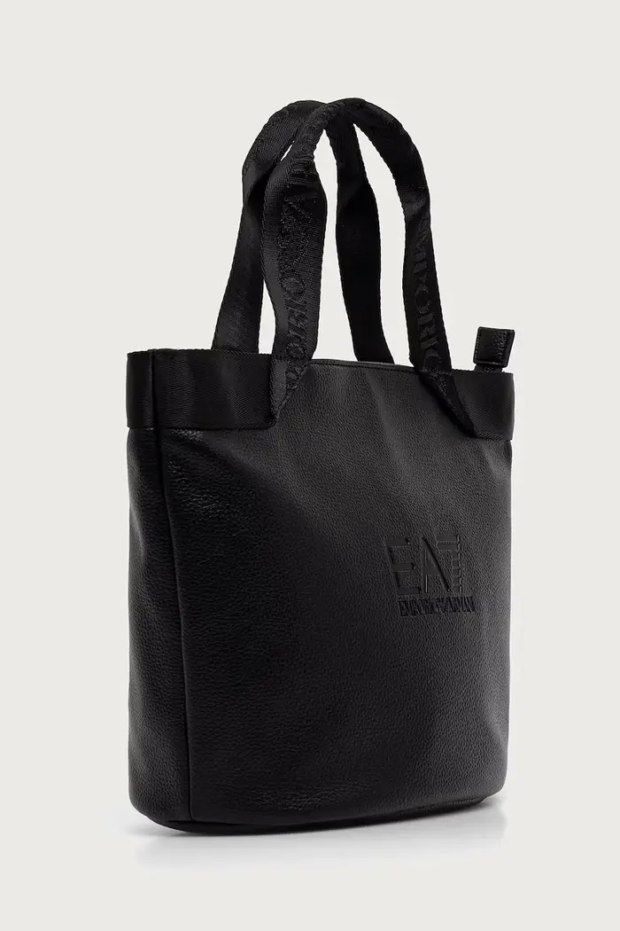 EA7 Emporio Armani borsa tote da donna in similpelle Nero