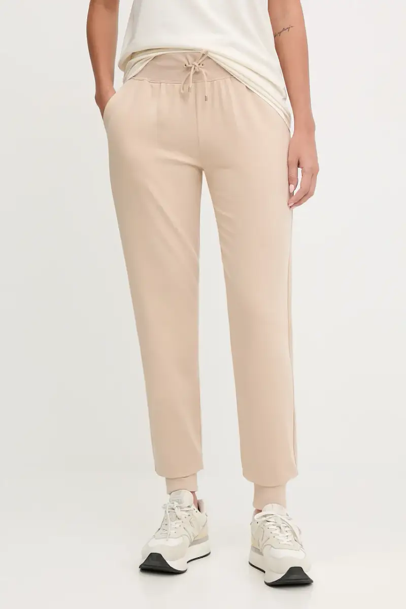 EA7 Emporio Armani pantaloni tuta donna colore beige AF13135.7W000461