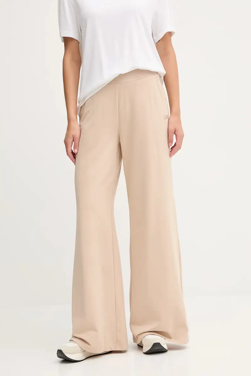 EA7 Emporio Armani pantaloni tuta donna colore beige AF13135.7W000462