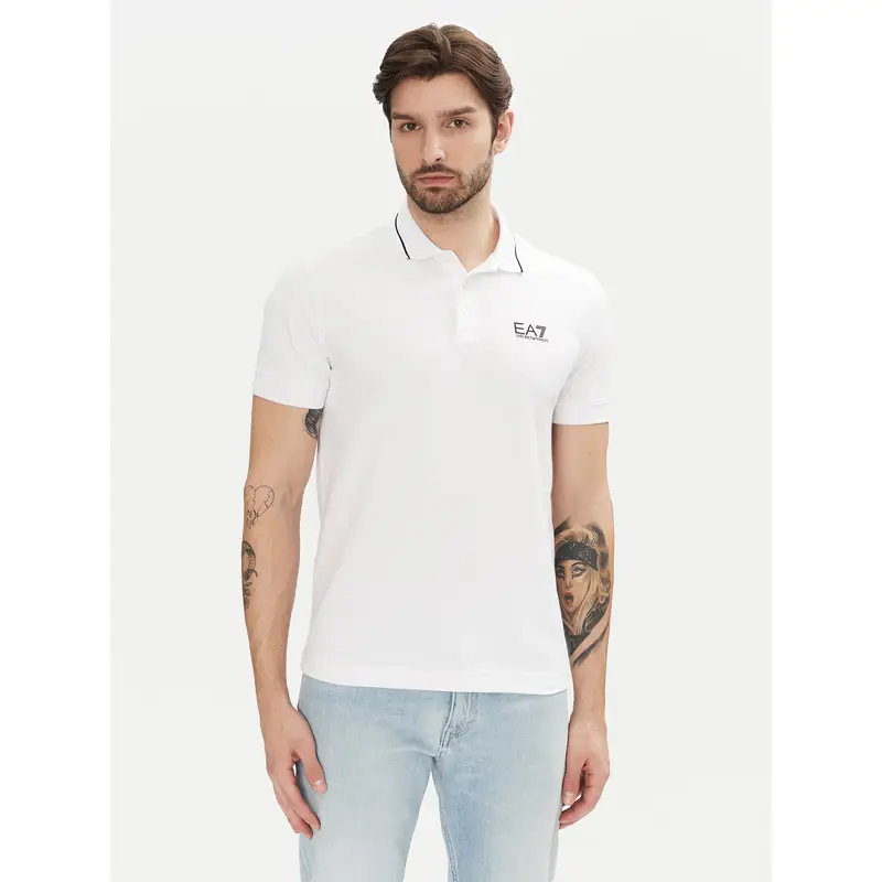 Ea7 Emporio Armani Polo Bianco 3916737