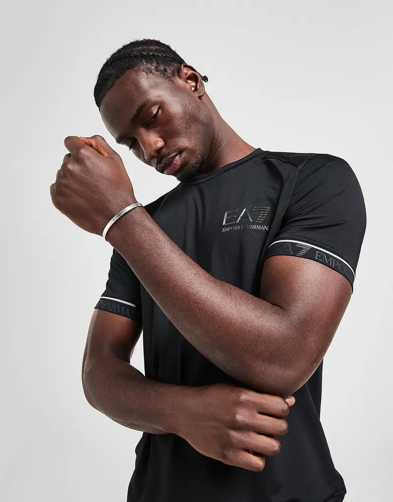 EA7 Emporio Armani Poly Tech Maglia, nero