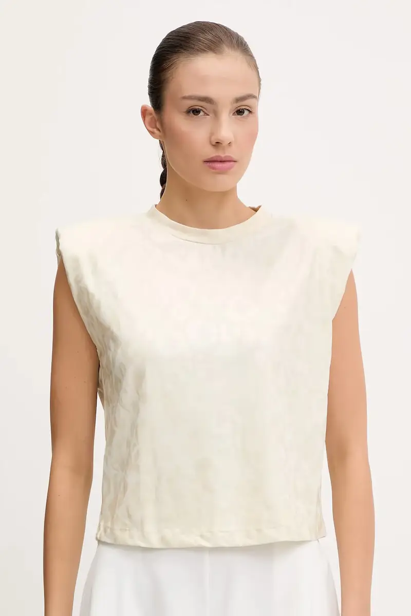 EA7 Emporio Armani top colore grigio AF10373.7W000482 Beige