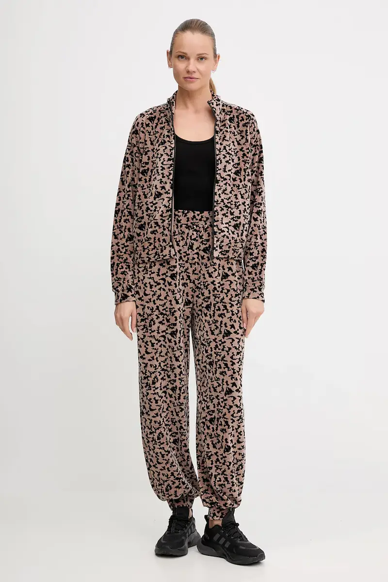 EA7 Emporio Armani tuta da ginnastica donna colore beige AF15937.7W000665