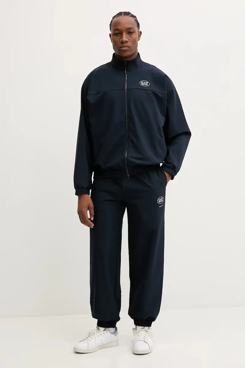 EA7 Emporio Armani tuta da ginnastica uomo colore blu navy AF13555.7M000836