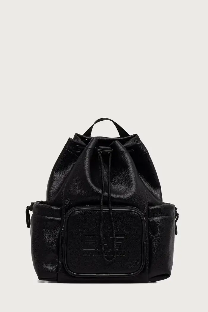 EA7 Emporio Armani zaino borsa da donna in similpelle Nero