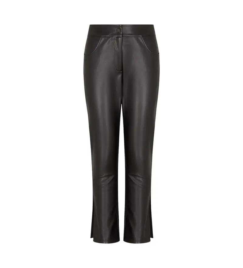 EA7 per donna. 7W000453_AF16010 Pantaloni invernali neri, Nero, Casual, Poliestere Pelle