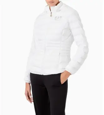 EA7 per donna 8NTB23_TNF8Z Piumino Core Packable con cappuccio Bianco (3XL), Casual, Poliestere, Manica lunga