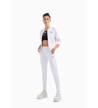 EA7 per donna 8NTV60_TJFQZ Tuta Tennis Pro in tessuto tecnico VENTUS7 bianco (3XL), Casual, Sportivo, Multisport, Poliestere