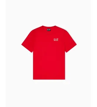 EA7 per ragazzo 7B000020_AF10378 Maglietta rossa CORE IDENTITY BOY (16 Años), Rosso, Casual, Cotone, Manica corta, moda per bambini
