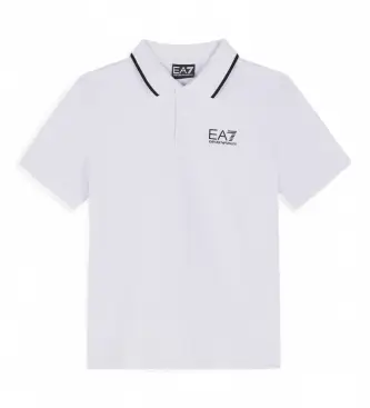 EA7 per ragazzo 7B000023_AF12901 Polo 7B000023 bianca (16Años= 118cm), Bianco, Casual, Cotone, Manica corta, moda per bambini