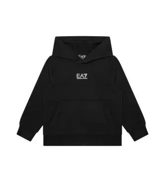 EA7 per ragazzo 7B000024_AF10380 Felpa nera Core Identity (4Años= 106cm), Nero, Casual, Sportivo, Cotone, Multisport, moda per bambini