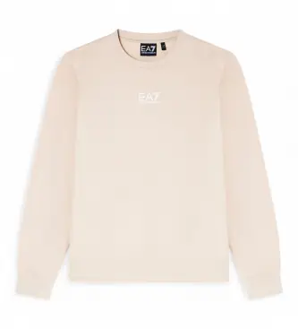 EA7 per ragazzo 7B000025_AF10380 Felpa bianca Core Identity Boy (10Años= 142cm), Bianco, Casual, Cotone, Manica lunga, moda per bambini