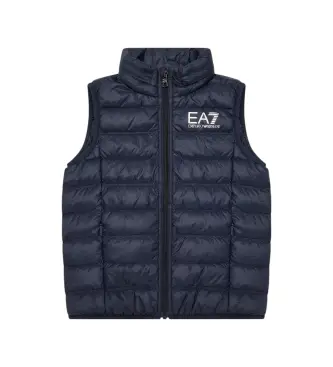 EA7 per ragazzo 7B000034_AF12477 Gilet ripiegabile Core Identity Navy (12Años= 154cm), Casual, Poliamide, moda per bambini