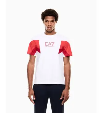 EA7 per uomo 7M001603_AF12503 Maglietta Summer Block bianco, Casual, Sportivo, Cotone, Manica corta