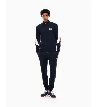 EA7 per uomo 7M001610_AF12451 Tuta Summer Block blu marino, Casual, Sportivo, Cotone, Navy