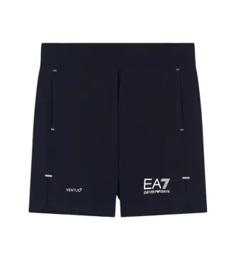 EA7 per uomo 7M001720_AF21059 Pantaloncini Tennis Pro blu navy, Casual, Elastan