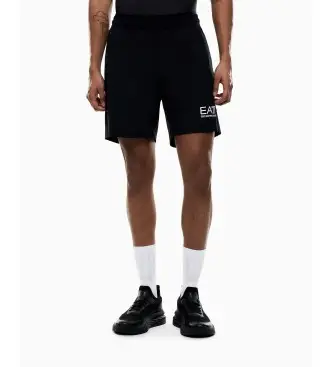 EA7 per uomo 7M001720_AF21059 Short Tennis Pro nero, Casual, Sportivo, Poliamide