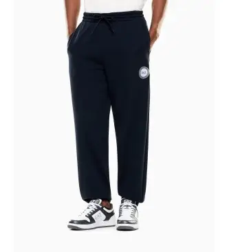 EA7 per uomo 7X000459_AF12660 Pantalone Core blu marino, Casual, Cotone, Navy