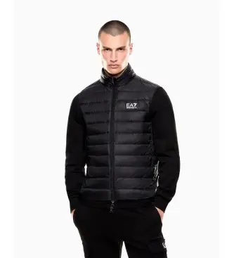 EA7 per uomo 8NPQ06_PNGPZ Gilet pieghevole Core Identity, nero, Casual, Poliestere
