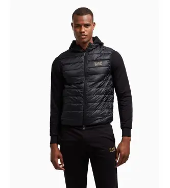 EA7 per uomo 8NPQ06_PNGPZ Gilet ripiegabile Core Identity Nero (5XL), Casual, Poliamide