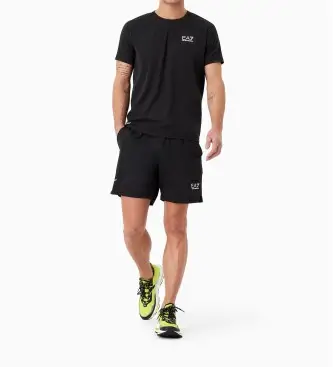 EA7 per uomo 8NPV03_PNDDZ Zaino da viaggio Ventus7 nero, Casual, Sportivo, Multisport, Poliestere, Manica corta
