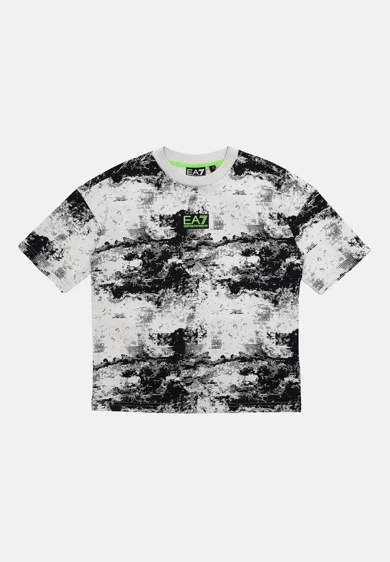 Ea7 T-shirt Bambino Verde 1883431