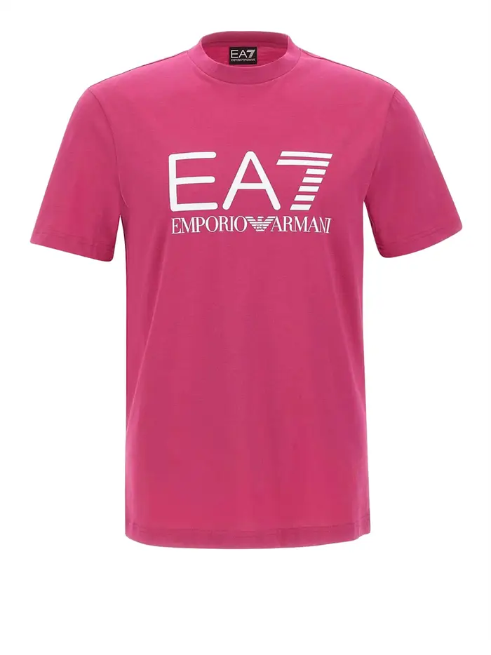 ea7 t-shirt da uomo - fuxia