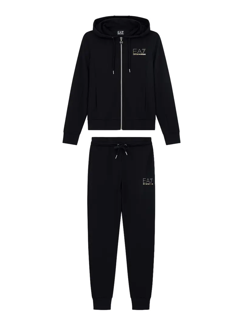 ea7 tuta sportiva da donna - nero